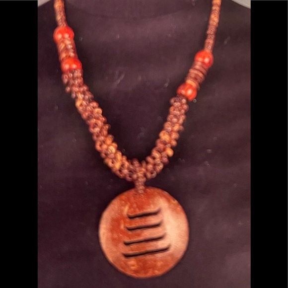 Sacred Threads Accessories - NWT.  Sacred Threads Necklace. GR/PK